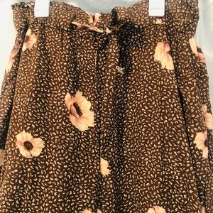 H&M Floral Boho Wide Leg Pants